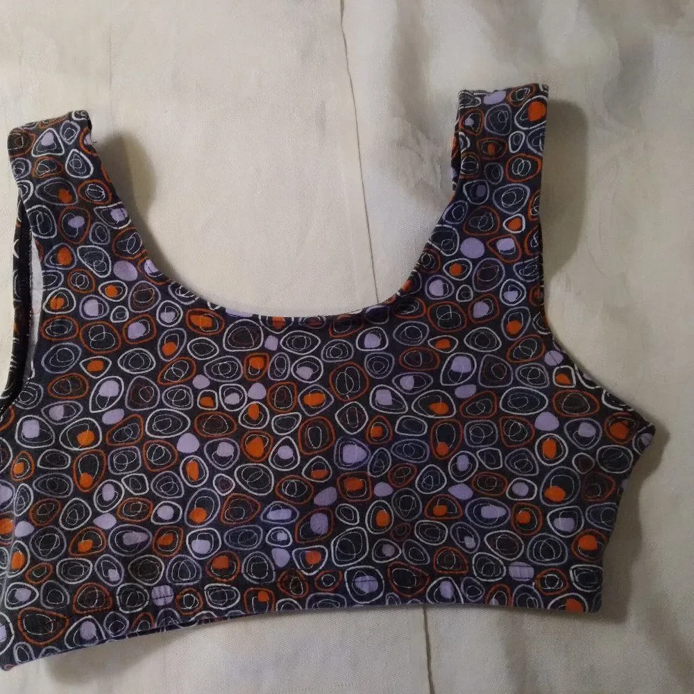 Vintage 90s Nike Abstract Pattern Sports Bra